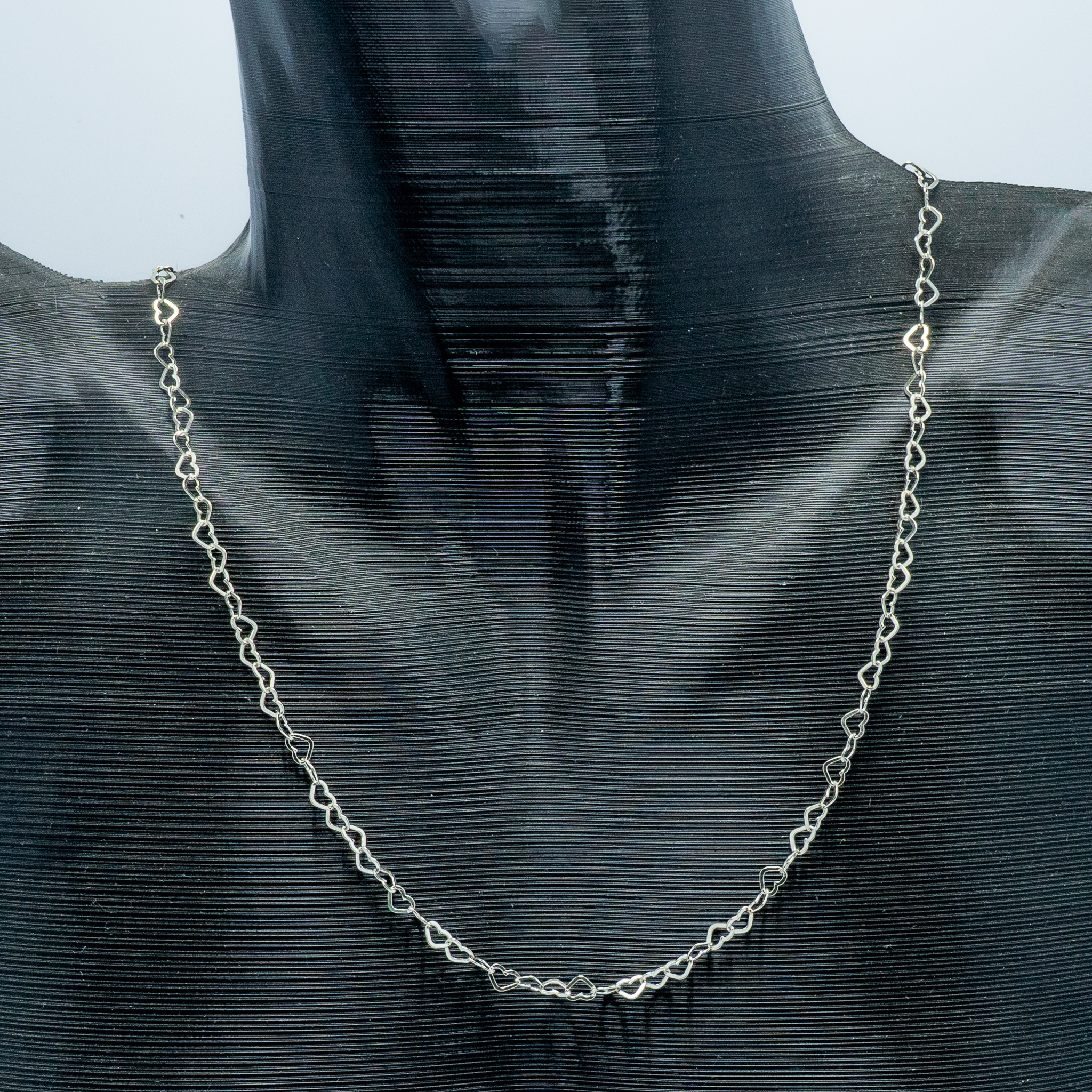 Collar Corazones de Plata